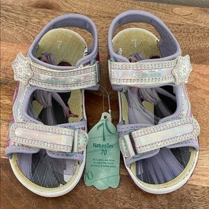 Disney Frozen Kids Light-Up Sandals - Purple and Blue NWT